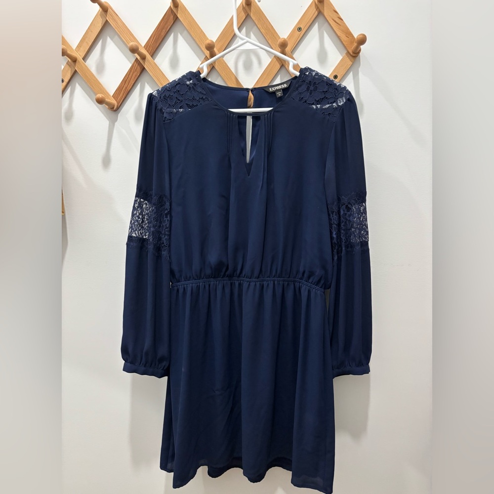 Express women’s blue dress size large